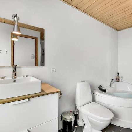 Сasa de vacaciones Impresionante Casa En Skjern Con Sauna