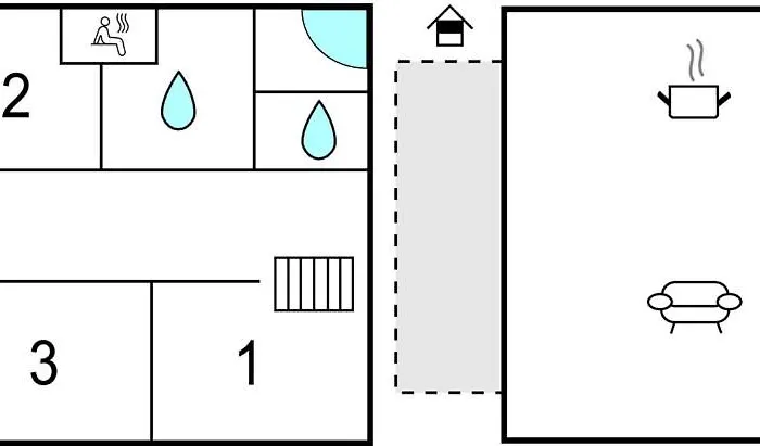 Four-bedroom In Σπίτι διακοπών Skjern